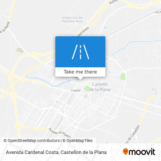 mapa Avenida Cardenal Costa