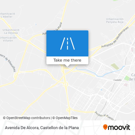 mapa Avenida De Alcora