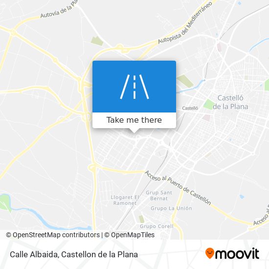 mapa Calle Albaida