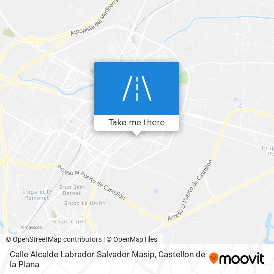 Calle Alcalde Labrador Salvador Masip map