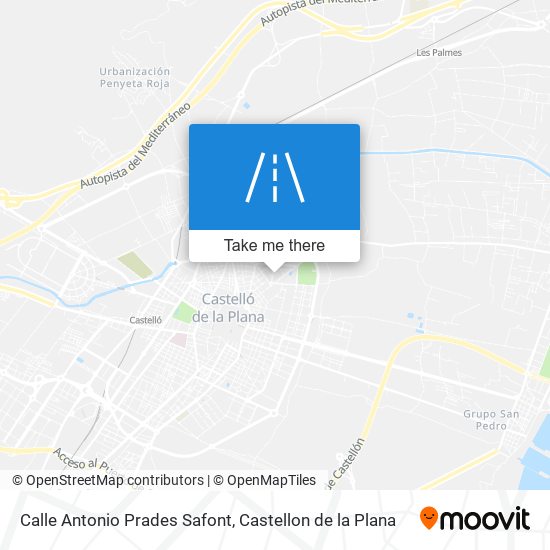 mapa Calle Antonio Prades Safont