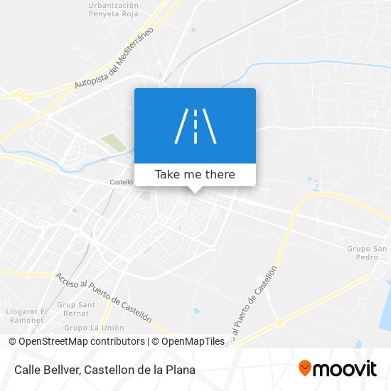 Calle Bellver map