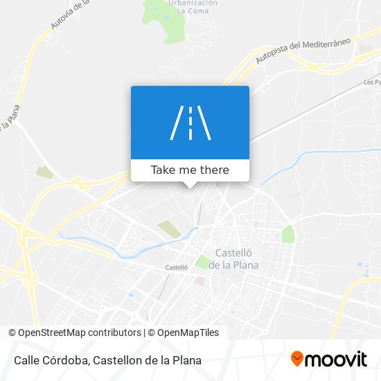 mapa Calle Córdoba