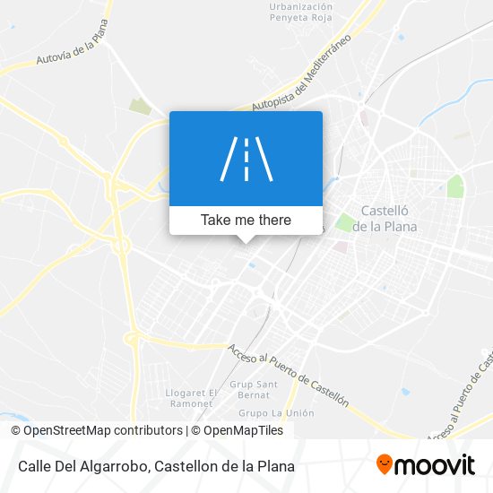 mapa Calle Del Algarrobo