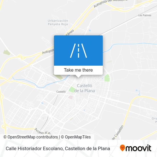 Calle Historiador Escolano map