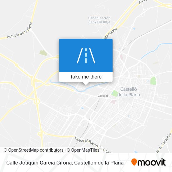Calle Joaquín García Girona map