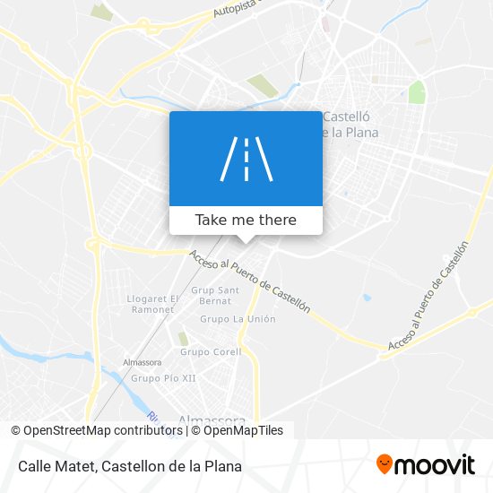 mapa Calle Matet