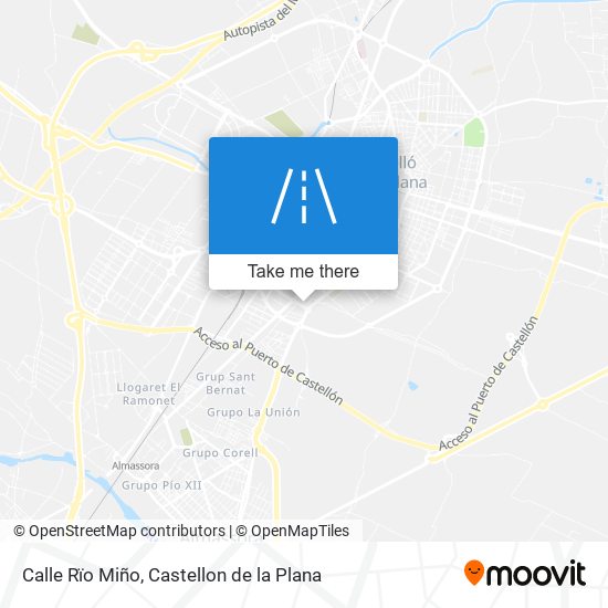 Calle Rïo Miño map