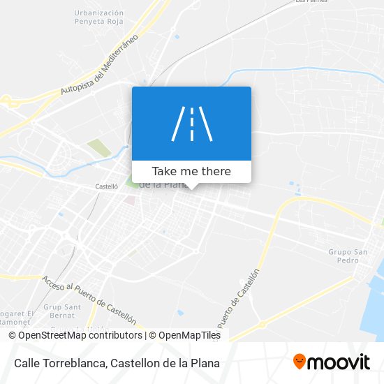 Calle Torreblanca map