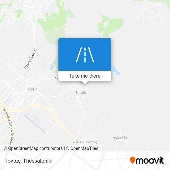 Ιονίας map