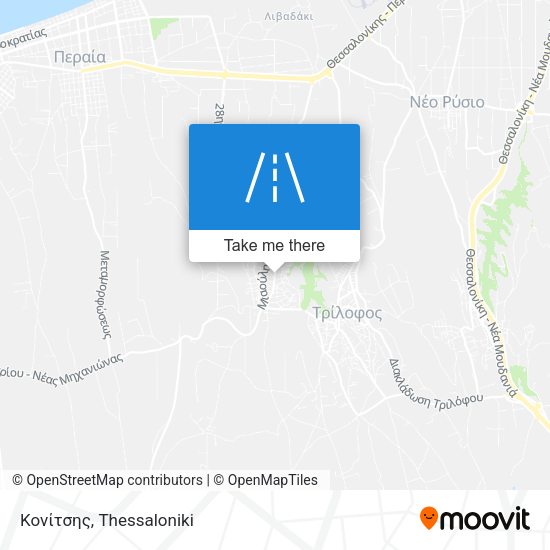 Κονίτσης map