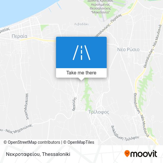 Νεκροταφείου map