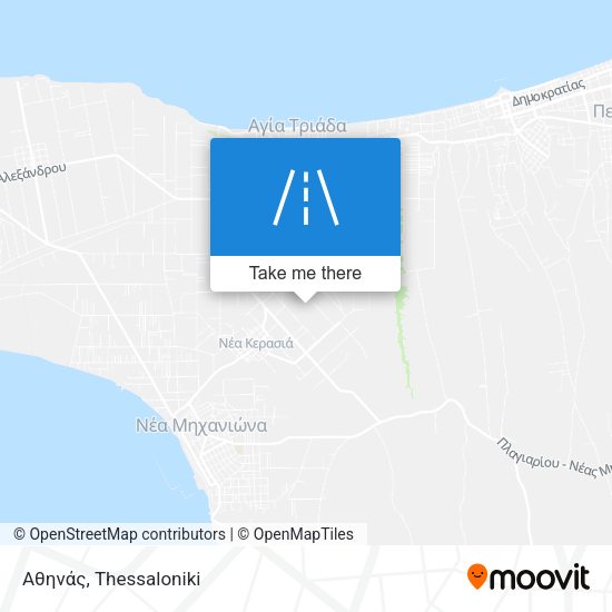 Αθηνάς map