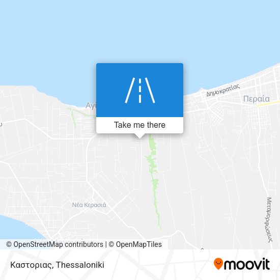 Καστοριας map