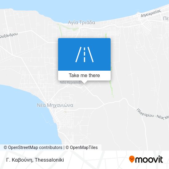 Γ. Καβούνη map