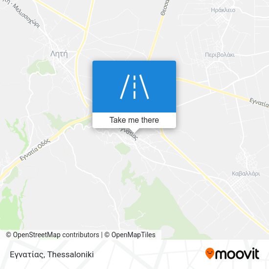 Εγνατίας map