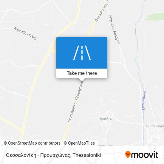 Θεσσαλονίκη - Προμαχώνας map