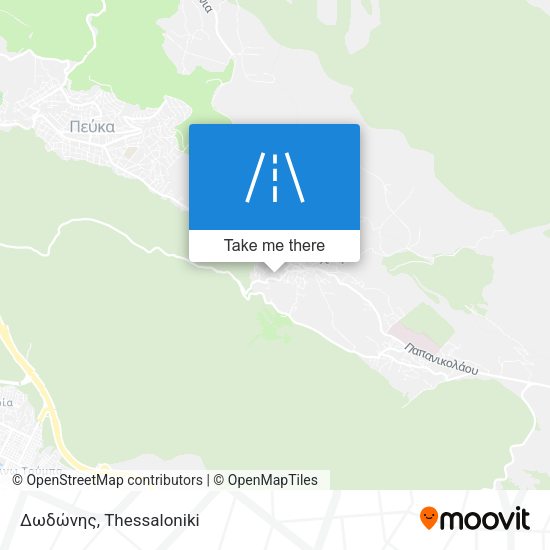 Δωδώνης map