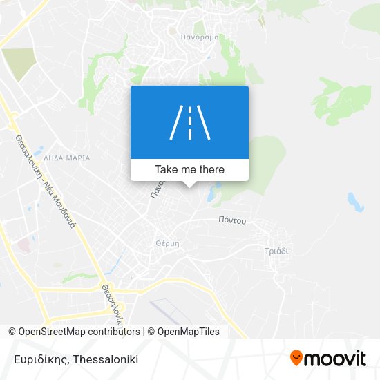 Ευριδίκης map