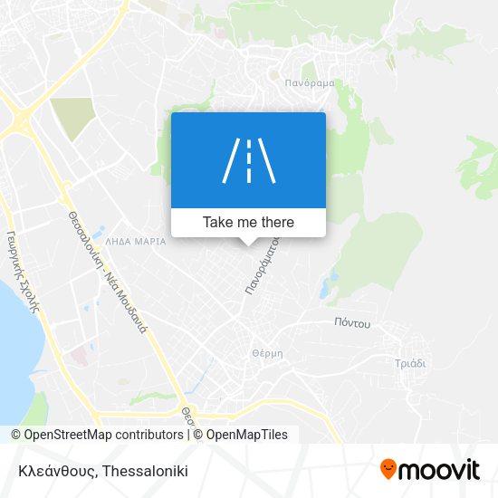 Κλεάνθους map