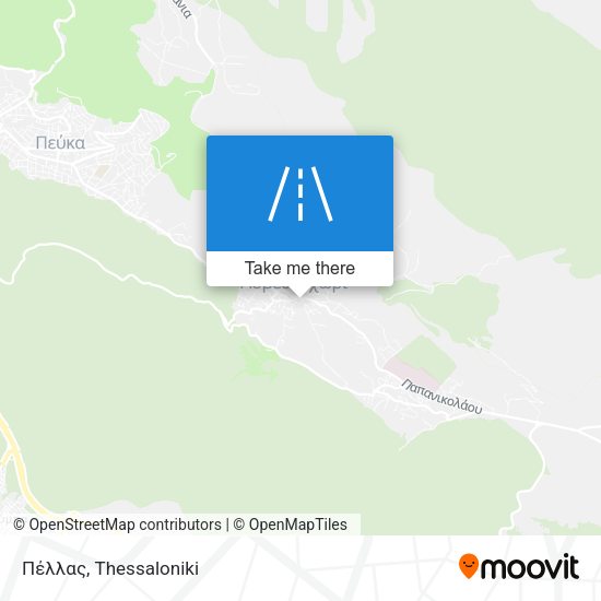 Πέλλας map