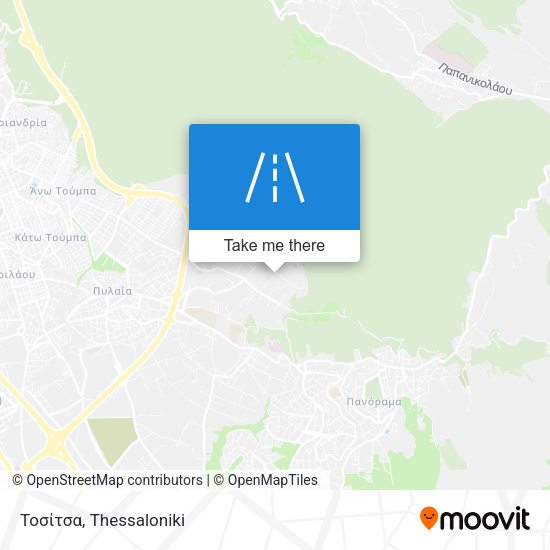 Τοσίτσα map