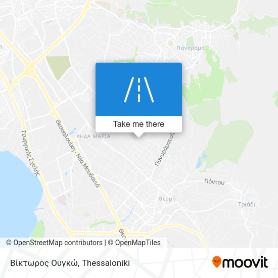 Βίκτωρος Ουγκώ map