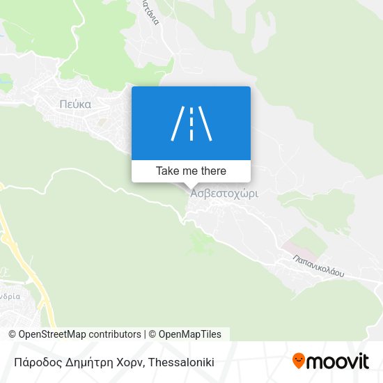Πάροδος Δημήτρη Χορν map