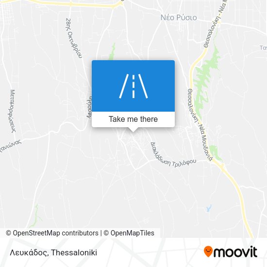 Λευκάδος map