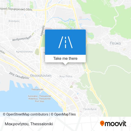 Μακρονήσου map