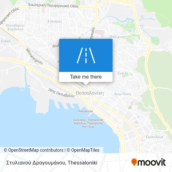Στυλιανού Δραγουμάνου map