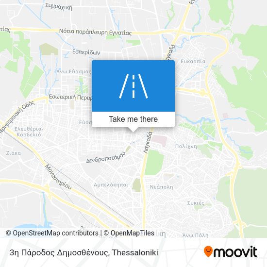 3η Πάροδος Δημοσθένους map