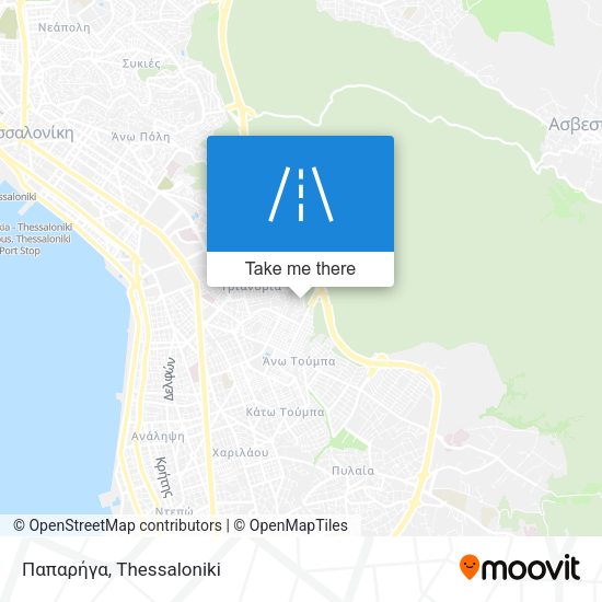 Παπαρήγα map