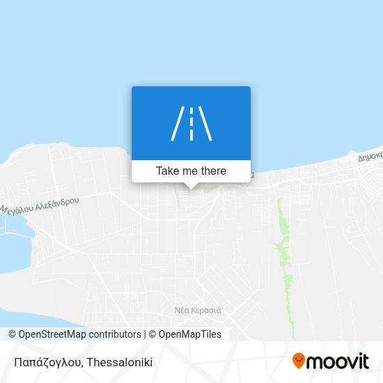 Παπάζογλου map