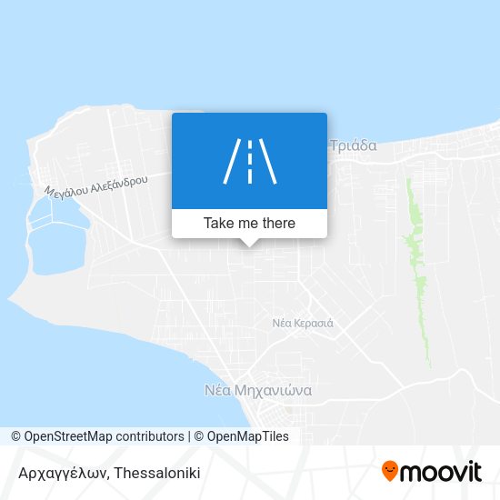 Αρχαγγέλων map