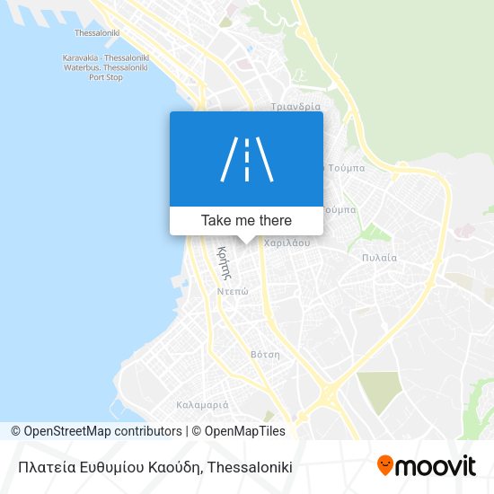 Πλατεία Ευθυμίου Καούδη map