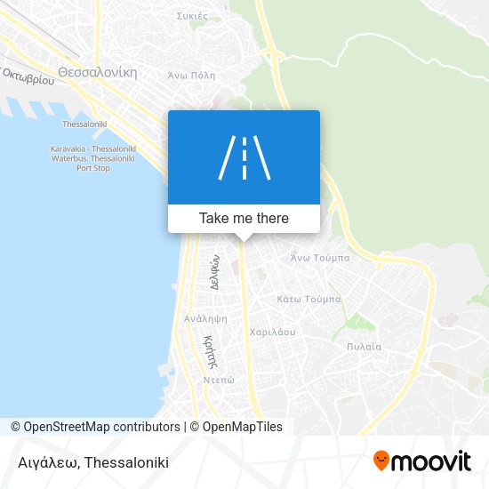 Αιγάλεω map