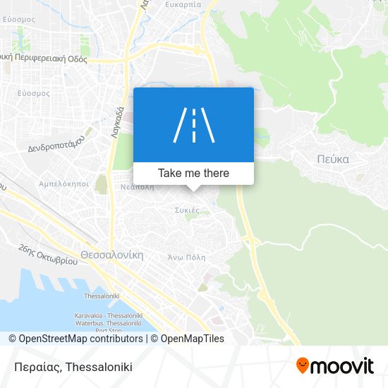 Περαίας map