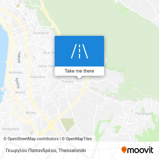 Γεωργίου Παπανδρέου map