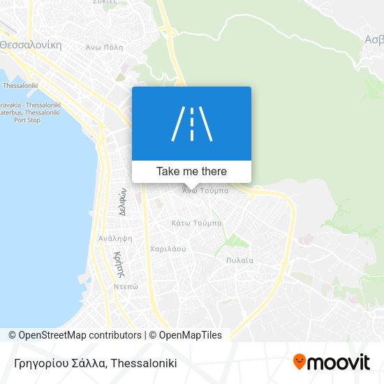 Γρηγορίου Σάλλα map
