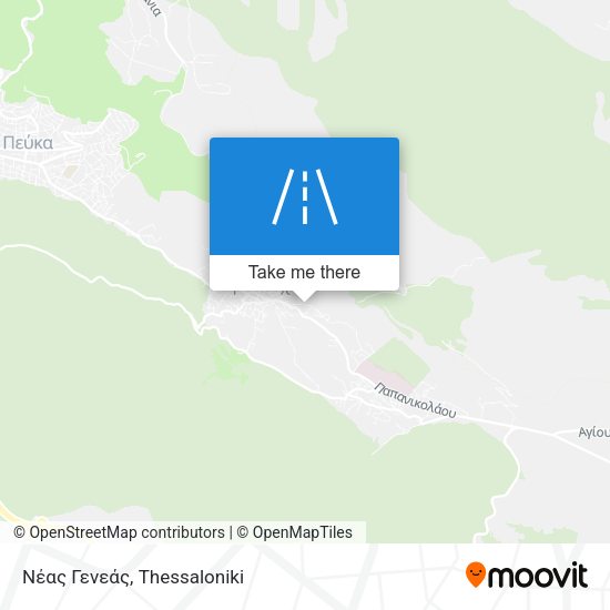 Νέας Γενεάς map