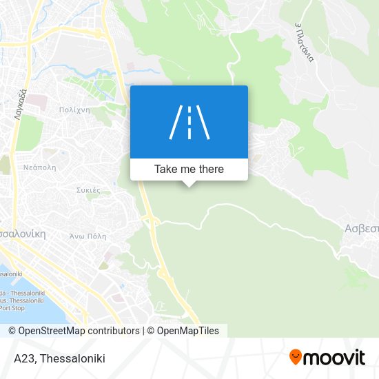 A23 map