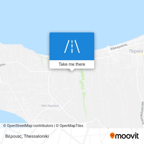 Βέροιας map