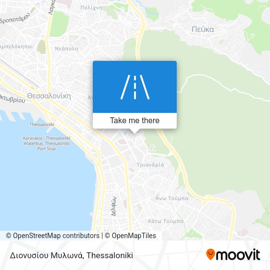 Διονυσίου Μυλωνά map