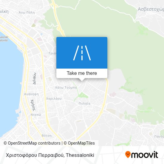 Χριστοφόρου Περραιβού map