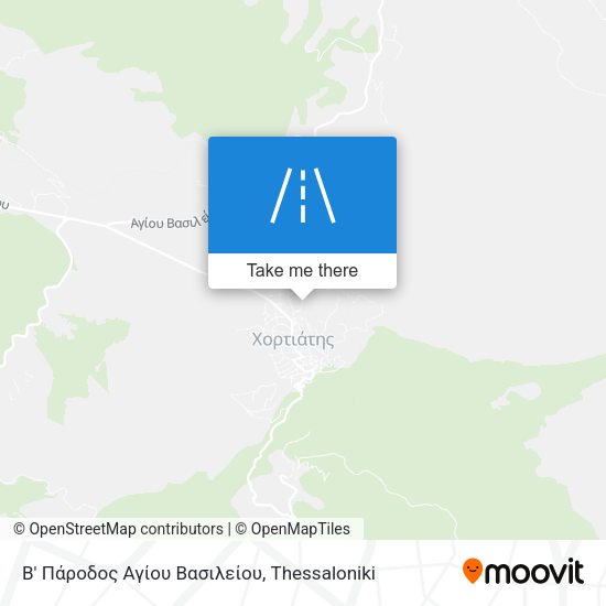 Β' Πάροδος Αγίου Βασιλείου map