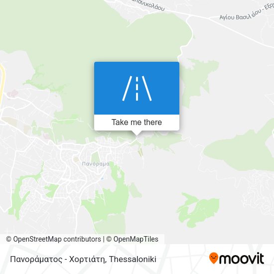 Πανοράματος - Χορτιάτη map