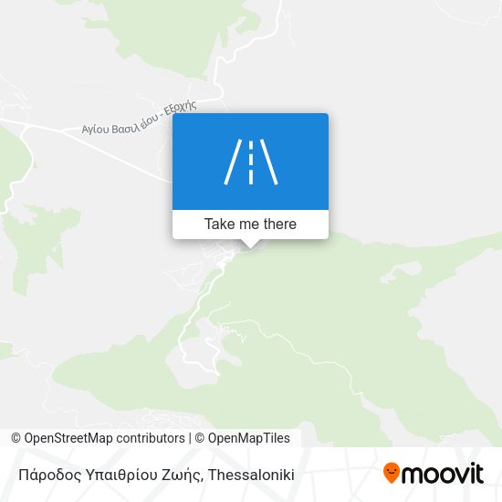 Πάροδος Υπαιθρίου Ζωής map