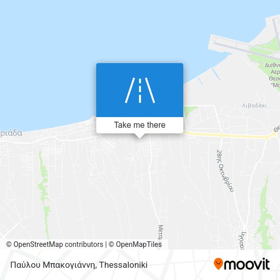 Παύλου Μπακογιάννη map