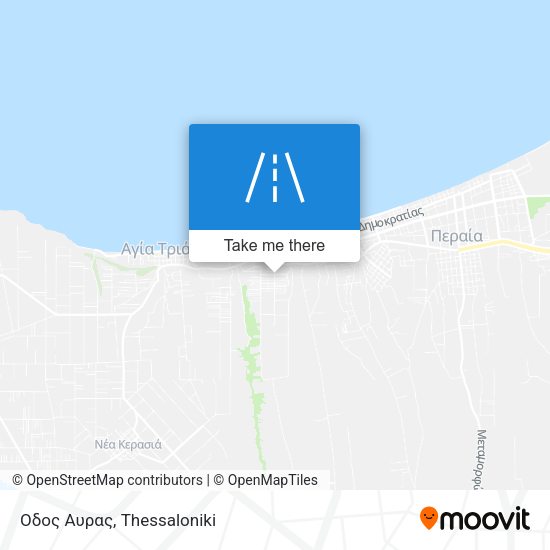 Οδος Αυρας map